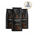 FLORIANUS Coffee — Dark Roast Whole Bean 12oz / 340g — 3-Pack · Free Shipping