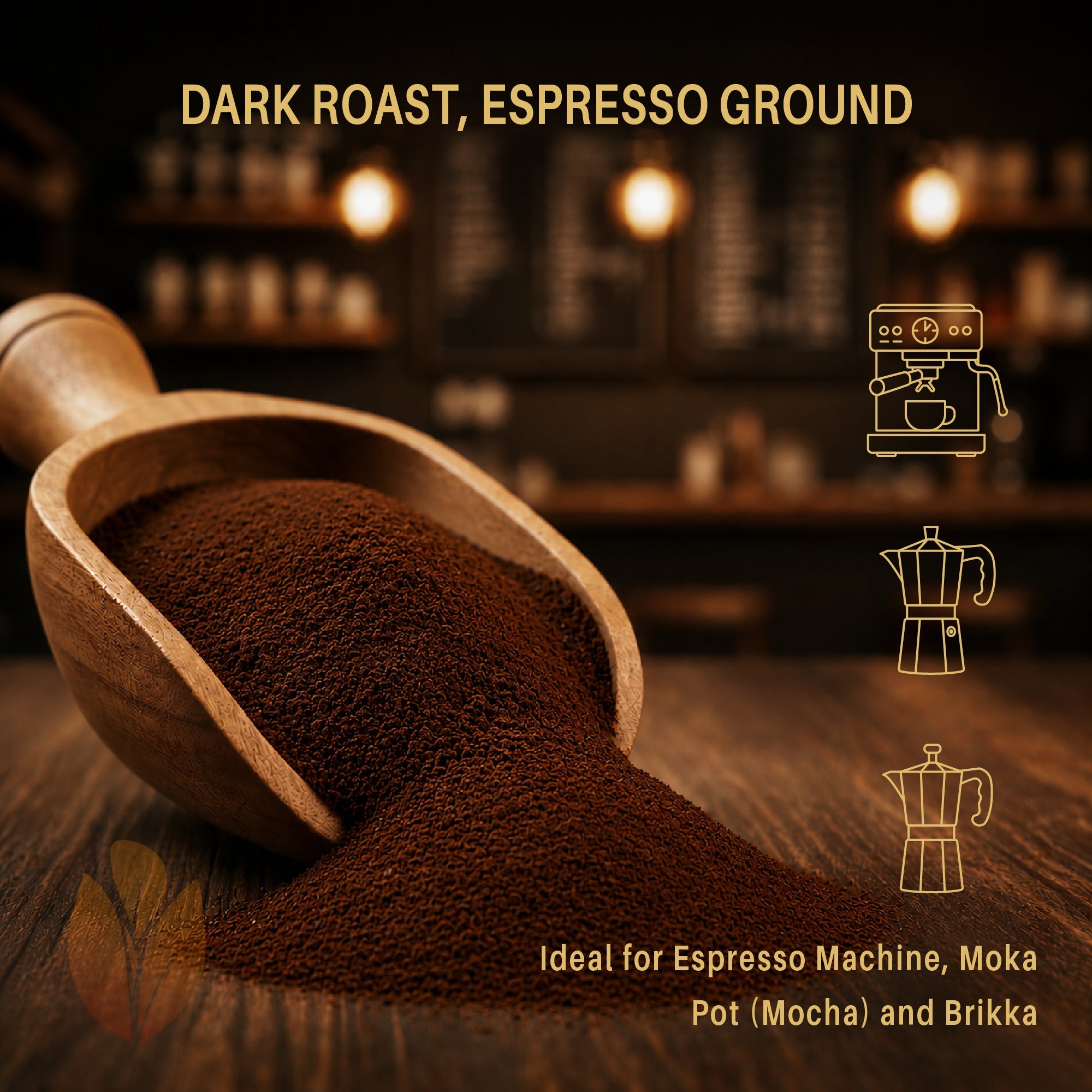 FLORIANUS Coffee — Dark Roast Espresso Grind 12oz / 340g — 3-Pack · Free Shipping