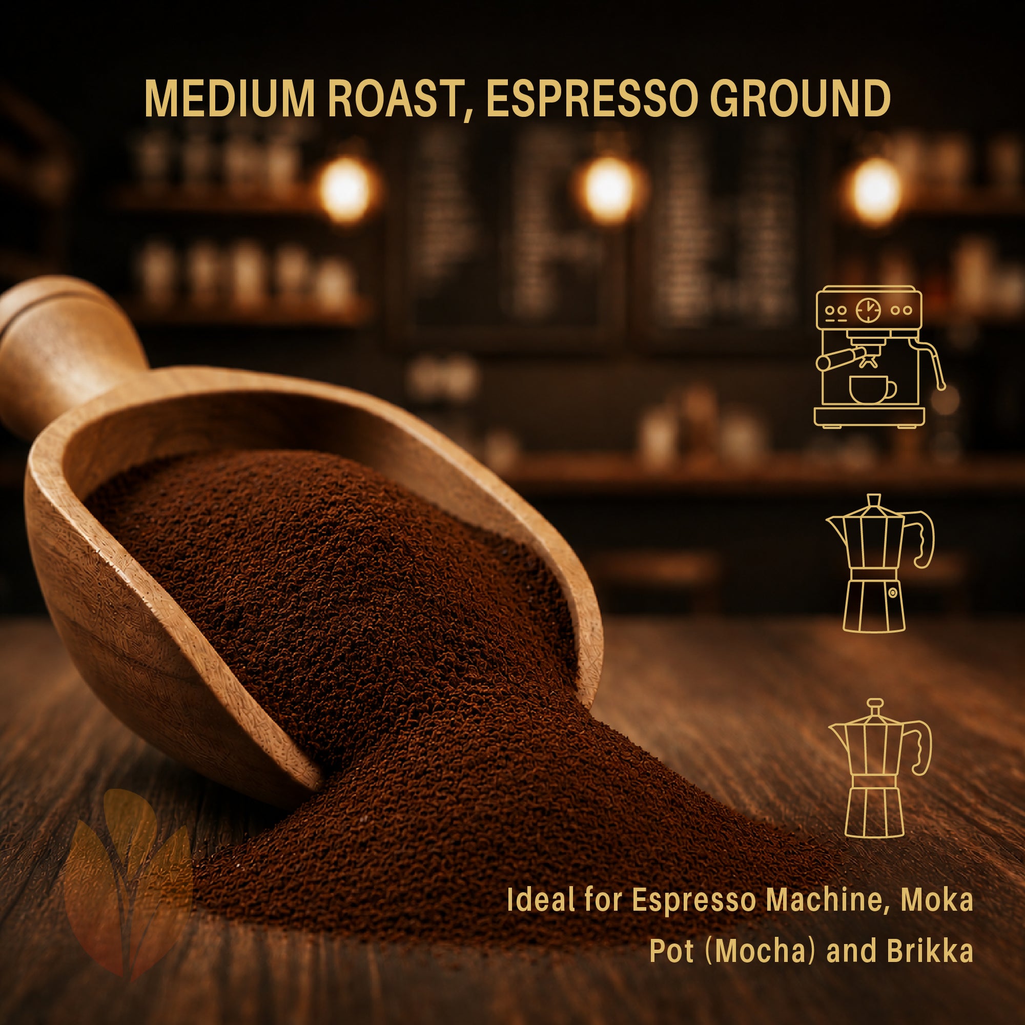 FLORIANUS Coffee — Medium Roast Espresso Grind 12oz / 340g — 3-Pack · Free Shipping