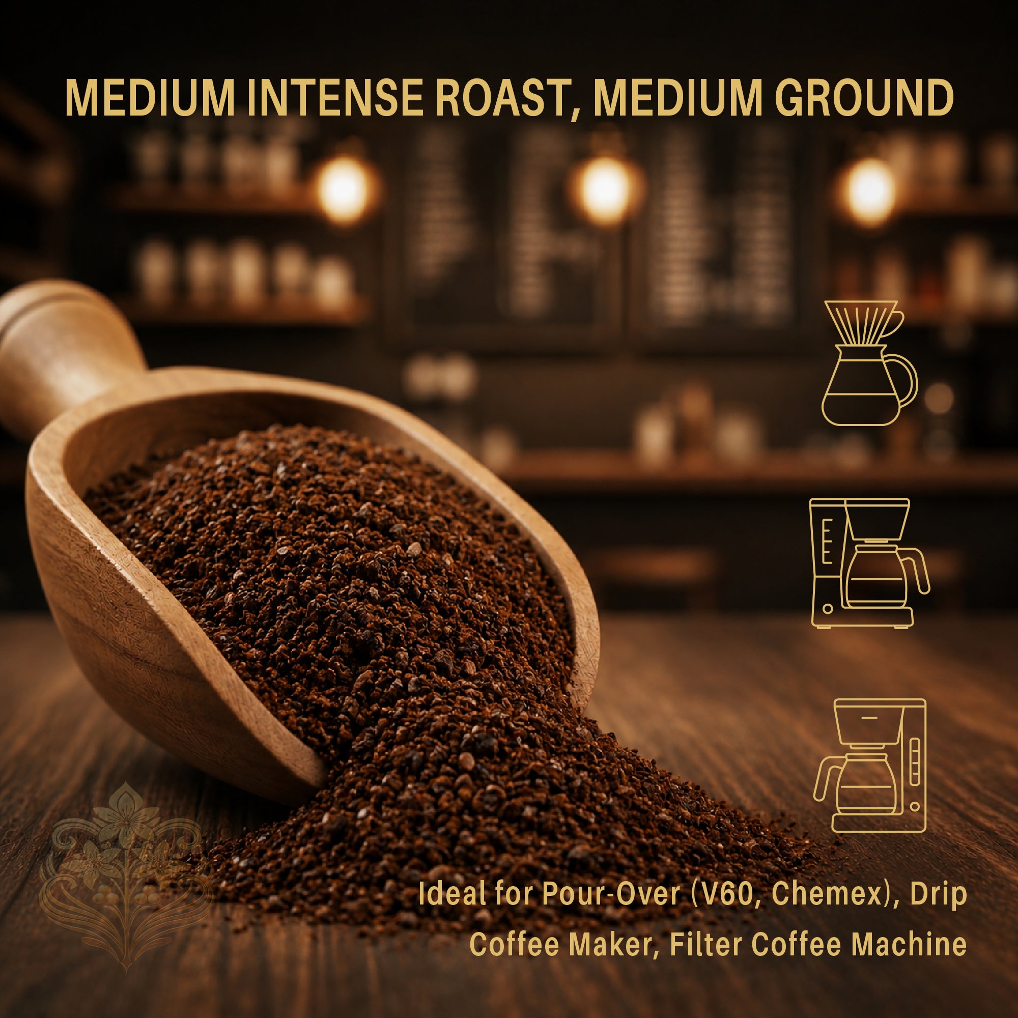 FLORIANUS RACSO — Medium Intense Roast Medium Ground 12oz / 340g