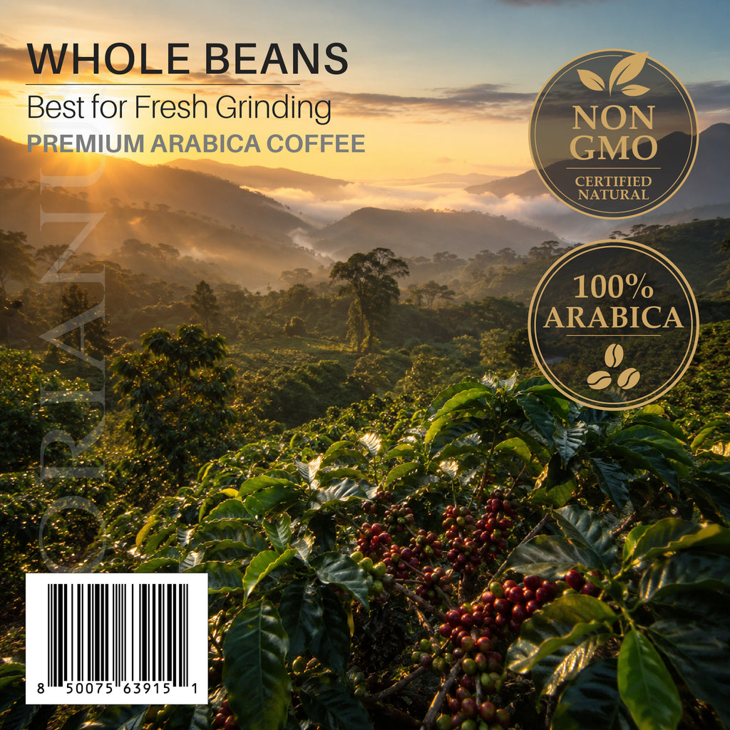 FLORIANUS Coffee — Medium Roast Whole Bean 12oz / 340g — 12-Pack · Free Shipping